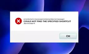 Understanding the Error: errordomain=nscocoaerrordomain&errormessage=could not find the specified shortcut.&errorcode=4